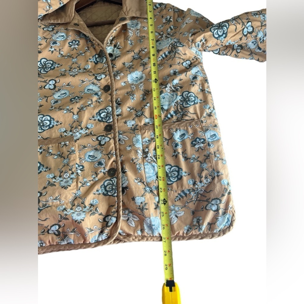 Denim & Co. Women’s Reversible Quilted Stitched Floral Jacket - Picture 9 of 13